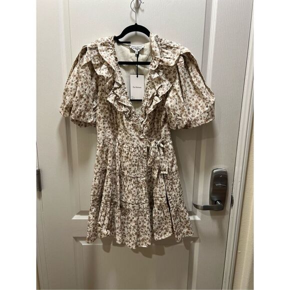 En Saison Women's Gianna Mini Dress in floral-printed cotton size S NWT$168 - Picture 4 of 6